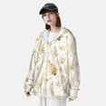 thumbnail image 3 of Fotbe Gold Christmas Tree Chaqueta con Protección Solar UPF 50+ para Hombre y Mujer, Camisa con Capucha y Bolsillos-Large, 3 of 7