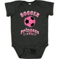 thumbnail image 3 of Inktastic Soccer Princess Girls Baby Bodysuit, 3 of 5