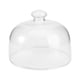 thumbnail image 1 of Cubierta de vidrio transparente para tartas: cúpula para almacenar y presentar alimentos en fiestas, bodas y picnics. Cubierta reutilizable para alimentos., 1 of 6