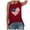Red, variant on OAVQHLG3B 4th of July Outfits for Women American Flag T Shirt Summer Tops for Women Sleeveless Tank Tops O-Neck Printing Sleeveless Casual Loose Vest Tops
