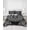 Black White, variant on Quilts Full Size, Black Boho Soft Comforter Bedding Set for Bed, Retro Farmhouse Neutral Abstract Geometric Lightweight Quilted Bedspread with Pillow Cover(2 Pieces) for All Season, 78x90 Inch