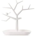 thumbnail image 1 of Jewelry Tree ,Bird Tree Shape Earring Jewelry Necklace Rings Display Stand Holder Bracelets Organizer White, 1 of 4