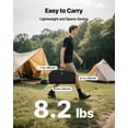 thumbnail image 3 of VEVOR Projector Screen with Stand, 80 Inch 160° Wide Angle Indoor Outdoor Projection Screen, 16:9 4K HD Wrinkleless Portable Dual-Stand Screens with Carry Bag, for Movie Home Theater Presentation, 3 of 9