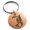 Rose, variant on Stainless Steel Letter J Initial Royal Monogram Engraved Small Medallion Circle Charm Keychain Keyring