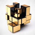 thumbnail image 3 of MoYu MeiLong Mirror 3x3 Speed Cube Gold Mirror Magic Cube Original  Puzzle Toys, 3 of 5