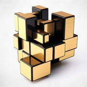 MoYu MeiLong Mirror 3x3 Speed Cube Gold Mirror Magic Cube Original Puzzle Toys