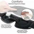 thumbnail image 3 of 3D Contoured Sleep Mask for Office Breaks and Travel with Breathable Design, 3 of 5