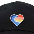 thumbnail image 2 of DALIX Heartwave Hat Embroidered Surf Baseball Cap Womens in Black, 2 of 6