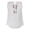 thumbnail image 2 of Tank Borla Encaje Mujer Cami Top Spaghetti Correa Camiseta Atractiva Elegante Ropa - XL tal se describe XL blanco Hugo Camisetas sin mangas de mujer, 2 of 9