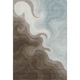 thumbnail image 2 of Addison Rugs Mayfield Premium Machine Washable Contemporary Abstract Chocolate Rectangle Rug, 10' x 14', 2 of 8