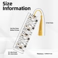 thumbnail image 3 of Kdxio Funny Animals Series Print Metal Tassel Bookmarks,Perfect Gift for Art Lovers and Bookworms Metal Bookmarks for Women, 3 of 8