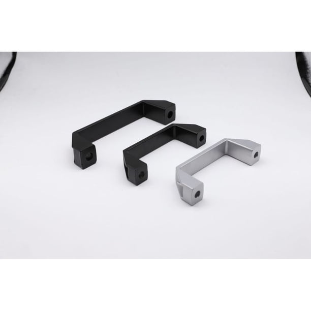 Paquete de 8 manijas de aleación de aluminio, manijas industriales rectangulares, accesorios de perfil de extrusión de aluminio estándar, 90 mm