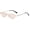 Gold/Champagne, variant on Retro Metal Geometric Sunglasses for Women Fashion 90s Chic Cute Small Lightweight Irregular Sun Glasses
