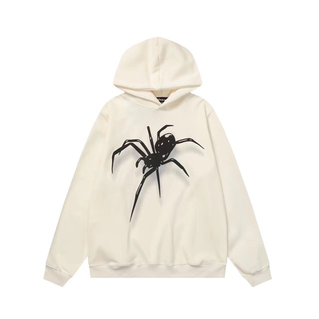 Sudadera con capucha para mujer, estampado de araña, estilo retro americano, manga larga, combina con todo, estilo urbano, juvenil, popular, estética, ropa de otoño para mujer.