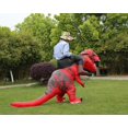 thumbnail image 5 of Disfraz inflable de monstruo T-REX para hombre y mujer, disfraz de dinosaurio para carnaval, Halloween, Navidad, fiesta y espectáculo, 5 of 5