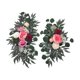 thumbnail image 3 of Flores de arco de boda, juego de flores artificiales, paquete de 2, arreglos florales, decoración del hogar, flores de seda interiores para arco de Rosa, 3 of 8