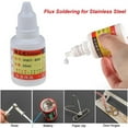 thumbnail image 3 of Aluminum, Steel, Nickel, Copper Soldering Flux - 20ml, Non-Toxic, Easy-to-Use, 3 of 9