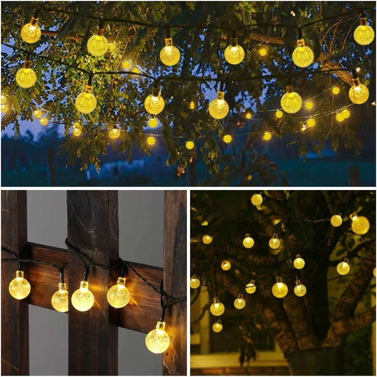 LED Decoration's Solution Solar String Lights, 100 LED, 56 Ft, Warm White photo 2