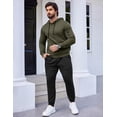 thumbnail image 2 of COOFANDY Men's Tracksuit 2 Piece Hooded Athletic Sweatsuits Casual Running Jogging Sport Suit Sets, 2 of 7