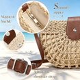 thumbnail image 6 of PRIYAL Straw Bag Beach Purse Summer Purses for Women Vacation Handbags Woven Crossbody Bags Straw Shoulder Bag, 6 of 10