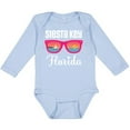 thumbnail image 3 of Inktastic Siesta Key Florida Beach Trip Girls Long Sleeve Baby Bodysuit, 3 of 5