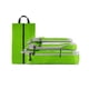 thumbnail image 1 of 4 bolsas organizadoras de equipaje portátiles para zapatos, artículos de tocador y almacenamiento. Verde, 1 of 9