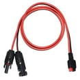 Plug to Solar Panel Cable Adapter Battery Charging Connector