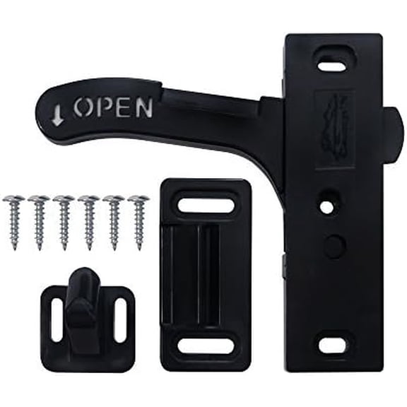CoolStuff- RV Screen Door Latch (Left Hand) RV Screen Door Handle or for Camper Motorhome and Travel Trailers, Universal OEM