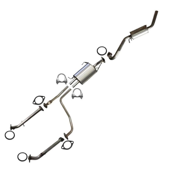 Northeastern Exhaust Exhaust System Kit Fits 1996-2000 Nissan Pathfinder 3.3L - Direct Fit | Stainless Steel