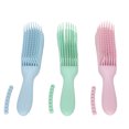 thumbnail image 4 of Detangling Brush, Hairdressing Tool Natural Hair Brush Adjustable Comb Tooth Hair Knotting Avoidance  For Home, 4 of 8