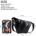 thumbnail image 5 of Bolso Bandolera para Hombre ZHAOCHENG Impermeable de Cuero Genuino, 5 of 5