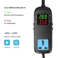 thumbnail image 4 of Controlador De Temperatura De Refrigeración Y Calefacción Led Digital Mh2000 90-250V 10A Apagado Automático Termostato De Microordenador De Acuicultura Con Enchufe Guardurnaity HA026852-01, 4 of 7