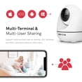 thumbnail image 3 of Cámara de seguridad Konnek Stein WiFi 1080P HD 355°, 3 of 3