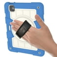 thumbnail image 5 of Kids Friendly Case for iPad Pro 11 2022/2021/2020/2018, for iPad Air 5/Air 4 Tablet Case - with Rotatable Wristband Hidden Stand Shoulder Strap Military Grade Shockproof Cover - Skyblue, 5 of 7