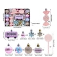 thumbnail image 3 of Neoargh 34 Pack Christmas Balls Ornaments, Macaron Shatterproof Christmas Ornaments Set, Xmas Seasonal Cute Hanging Pendants Gift Package for Tree Party Holiday Indoor Decor, 3 of 6