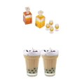 thumbnail image 1 of 1:12, de La de , Miniatura, Modelo de Té de Simuladas con Botellas de para Casa de, 1 of 9