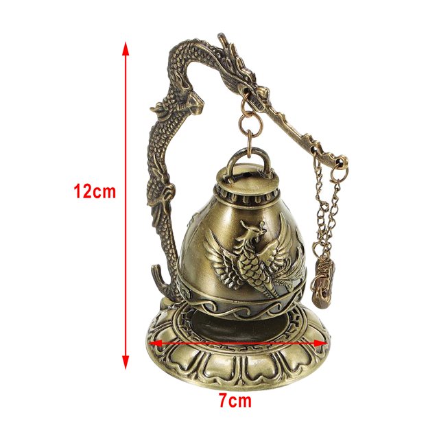 Maoww Dragon Fengshui Bell Good Luck Bless for Home Desk Decor Phoenix