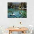 thumbnail image 3 of COMIO Aesthetic Posters Lake Tahoe Travel Poster Art Prints Canvas Wall Art Picture Prints Wallpaper Family Living Room Decor Posters, 3 of 5