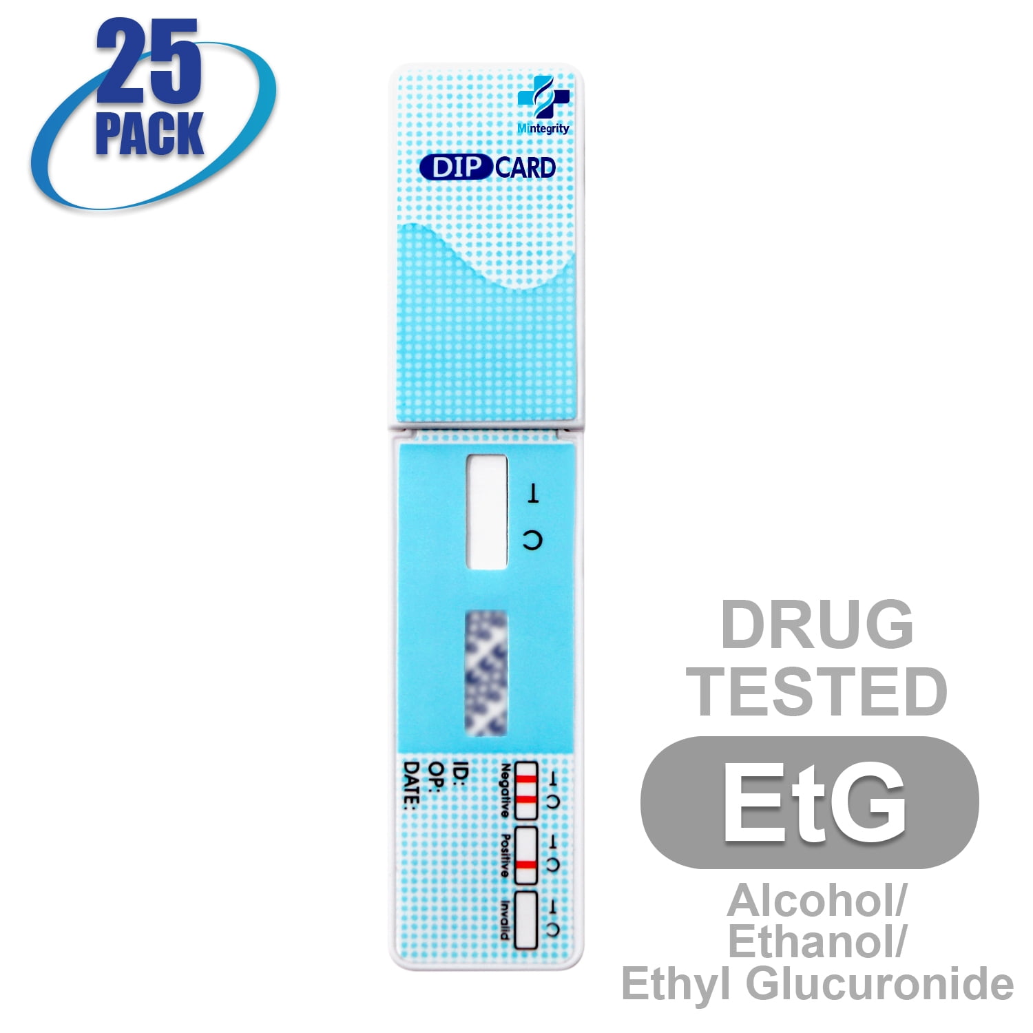 Mintegrity[25pk] - 1-Panel Dip Card Instant Urine Drug Test - Ethyl ...