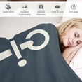 thumbnail image 3 of Orinice Anchor Warm Lightweight Blanket Soft Fleece Blankets for All Seasons, Decorative Throw Blanket for Living Rooms, Sofa, Office, Cow Gifts, Long-lasting Super Soft Blanket, 3 of 6