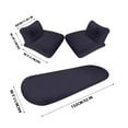 thumbnail image 5 of HOARBOEG 5 Sets Car Front Seat Cushion Soft Warm Faux Rabbit Winter Auto Seat Cover Plush Vehicle Seat Protector Pad With Non-Slip Backing Car Accessories, 5 of 5