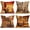 Haystack, variant on Ocean Theme Throw Pillow Covers Nautical Anchor Beach Starfish Coral Seahorse Scallop Shell Decorative Outdoor Cotton Linen Seas The Day Cushion Cases for Couch 18 X 18 Inch, 4 Pack (SD)