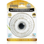 ShowerShroom Stealth Shower Drain Hair Catcher, Hair Stopper for Shower, Bathtub and Sink