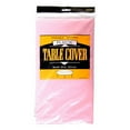 thumbnail image 2 of Light Pink Plastic Table Covers 12 Pieces Round 84" Fat Toad Party, 2 of 2
