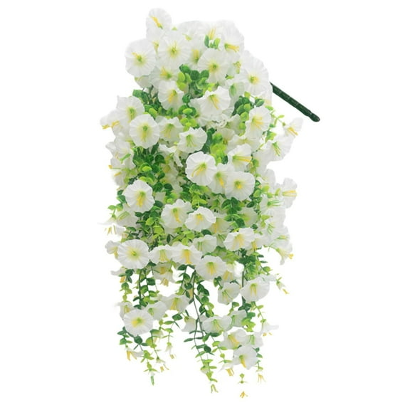 Artificial Hanging Flowers Plants for Outdoors Winter Decoration, Faux Bougainvillea Vines Brown Fake Flowers Realistic UV Resistant Silk Flowers for Outside Planter Yard