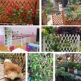 thumbnail image 4 of Valla de diseño ajustable para exteriores, rejilla de madera maciza, soporte para plantas, barrera para mascotas para interiores, diseño de jardín, valla protectora flexible anti-putrefacción, 4 of 5