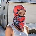 thumbnail image 5 of Unique Bargains 1 Pc Ice Silk Camouflage Balaclava Face Mask Red, 5 of 5