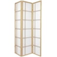 thumbnail image 2 of Legacy Decor Double Cross Shoji 3 Panel Room Divider, 71" Tall, Natural Color, 2 of 2