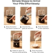 Electric Pill Crusher Grinder - Fine Powder Automatic Grinder