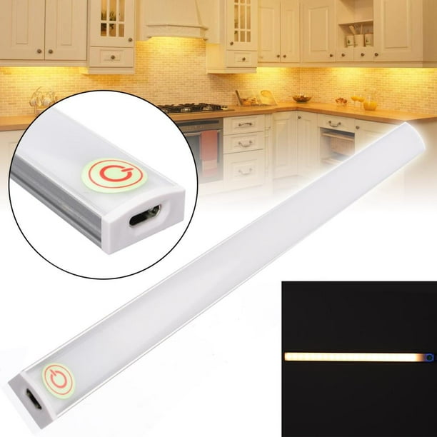 Tira De Luces Led De 30Cm Para Debajo Del Armario, Iluminación De Armario Recargable Por Usb Para Armario, Mesa, Cocina seitruly HA036502-00
